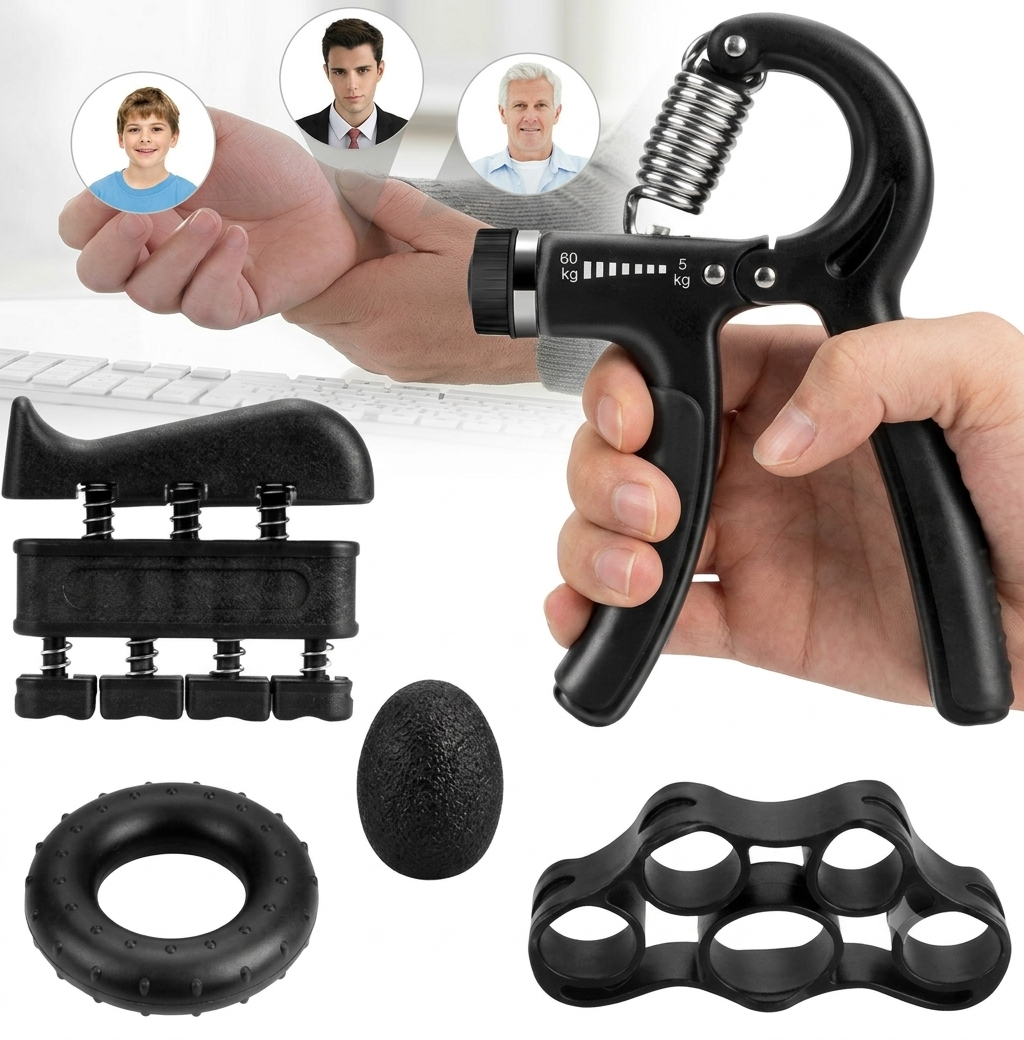 Kit Complet de Renforcement Musculaire – Mains & Avant-Bras