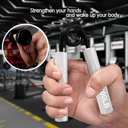 Grip Strength Trainer Non-Slip 200LB Resistance Muscle Recovery Heavy-Duty Hand Gripper Finger Forearm Trainer for Men