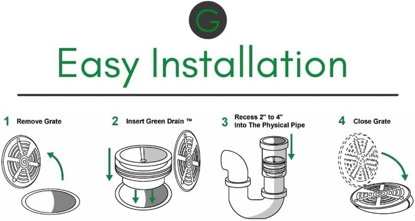 Waterless Trap Seal, 3 Inch, Fitting Pipes with Diameters between 68-80 Mm