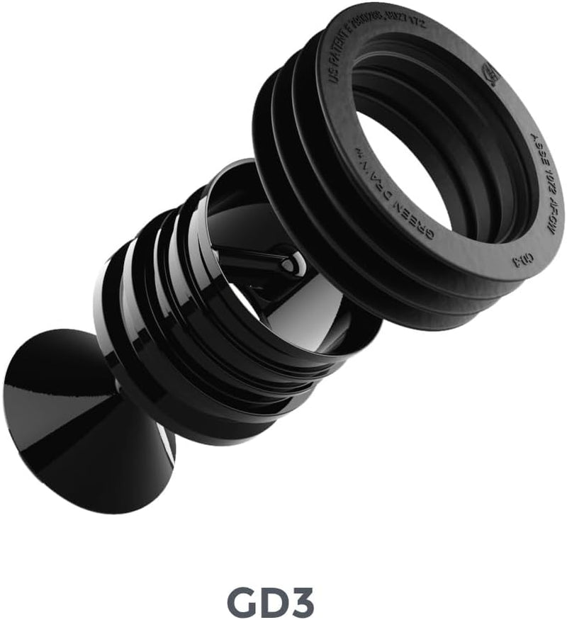 Waterless Trap Seal, 3 Inch, Fitting Pipes with Diameters between 68-80 Mm