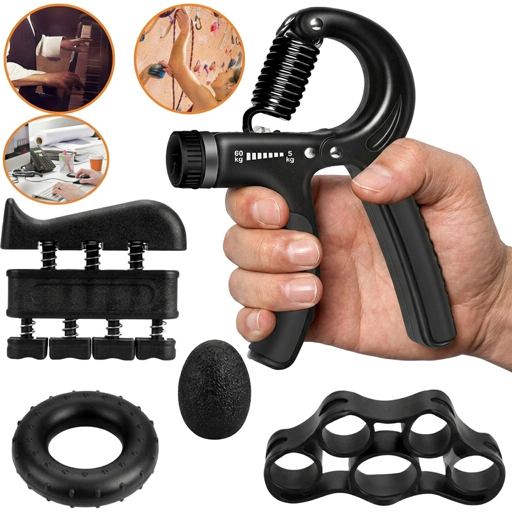 Kit Complet de Renforcement Musculaire – Mains & Avant-Bras