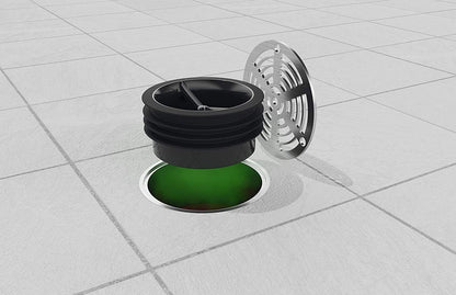 Waterless Trap Seal, 3 Inch, Fitting Pipes with Diameters between 68-80 Mm